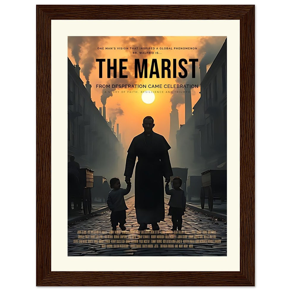Thumbnail: The Marist Premium Semi-Glossy Paper Wooden Framed Poster