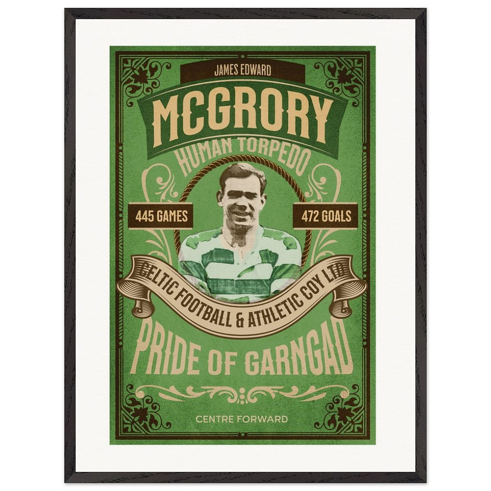 Thumbnail: Jimmy McGrory Premium Wooden Framed Poster With Museum-Quality Matte Paper