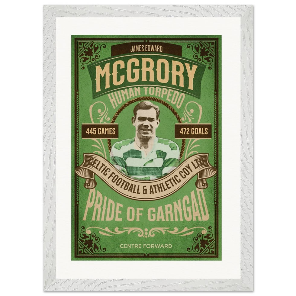 Thumbnail: Jimmy McGrory Premium Wooden Framed Poster With Museum-Quality Matte Paper