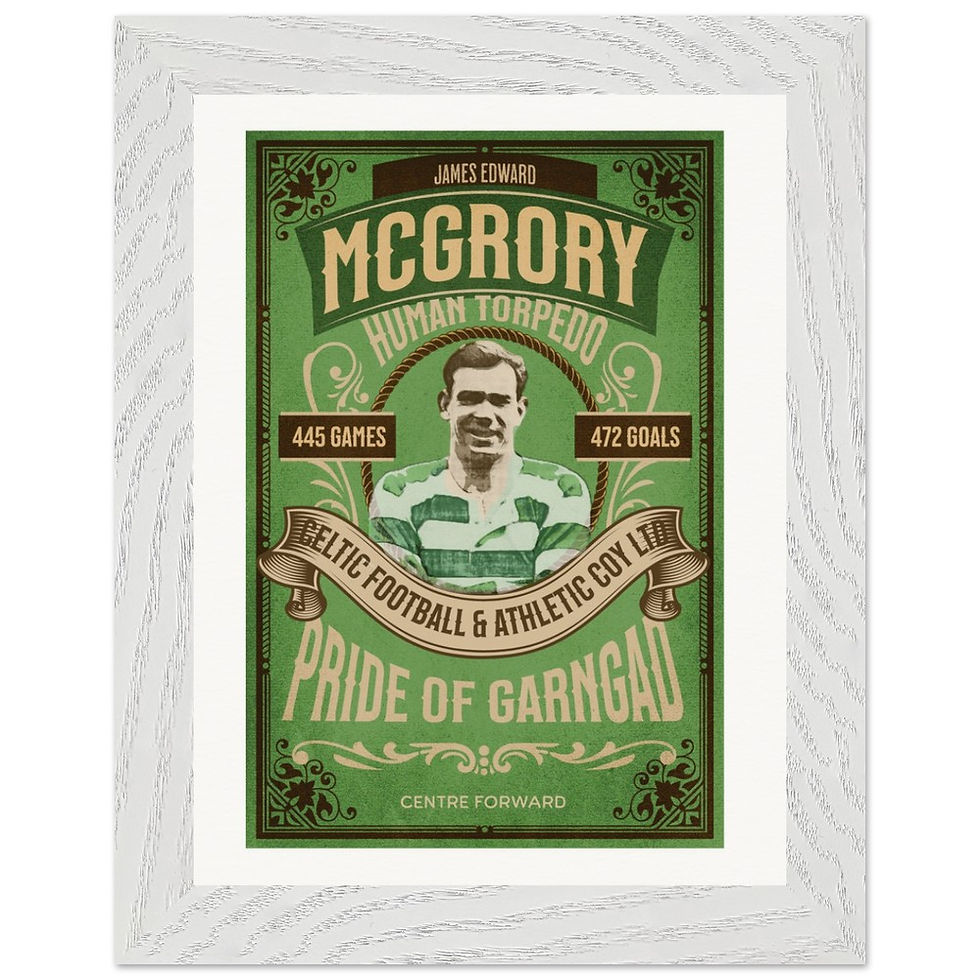 Thumbnail: Jimmy McGrory Premium Wooden Framed Poster With Museum-Quality Matte Paper