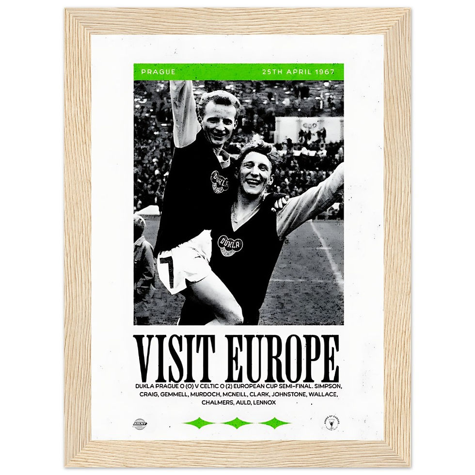 Thumbnail: Visit Europe Premium Semi-Glossy Paper Wooden Framed Poster