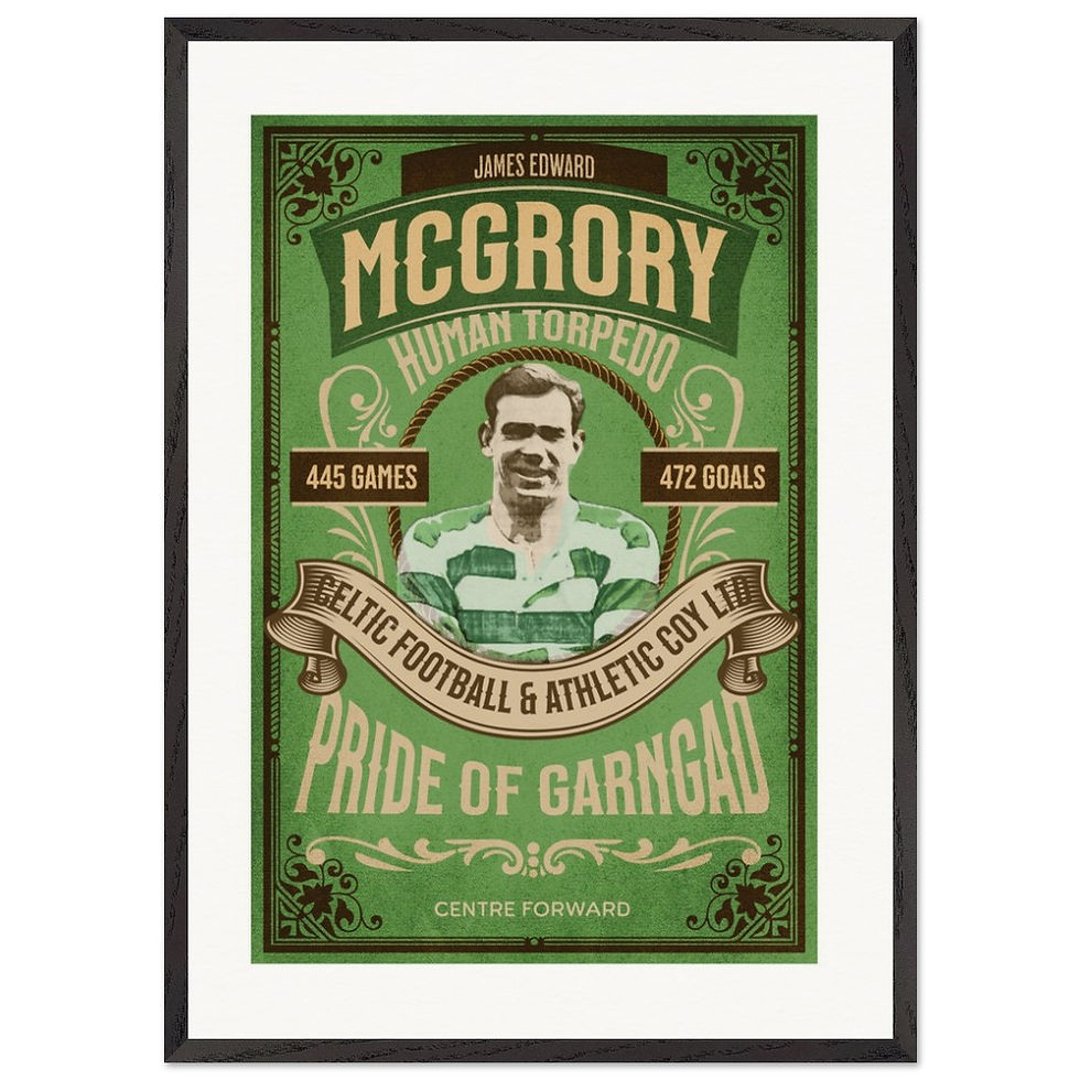 Thumbnail: Jimmy McGrory Premium Wooden Framed Poster With Museum-Quality Matte Paper