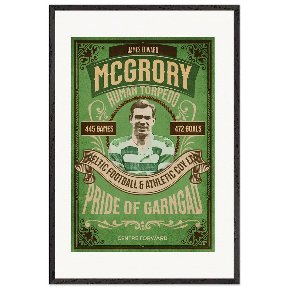 Thumbnail: Jimmy McGrory Premium Wooden Framed Poster With Museum-Quality Matte Paper