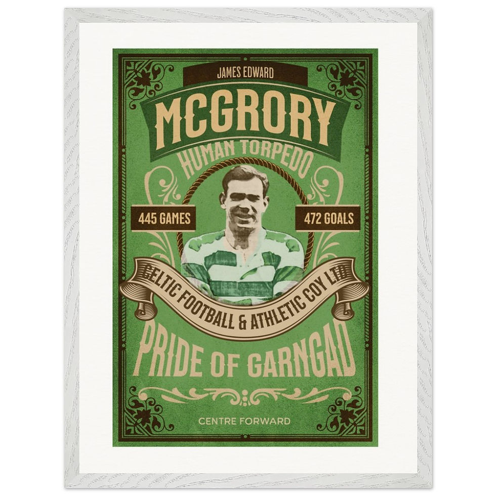 Thumbnail: Jimmy McGrory Premium Wooden Framed Poster With Museum-Quality Matte Paper