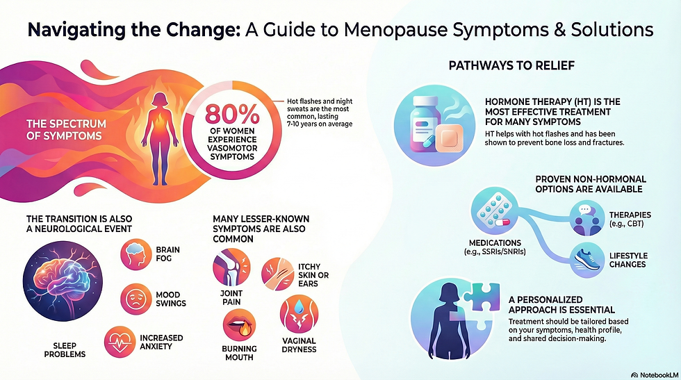Symptoms & Solutions: A Guide to Navigating the Change - Menopause