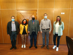 Επίσκεψη στο Δήμαρχο Δυτ. Λέσβου