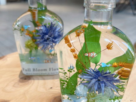 夏休み親子WS『ハーバリウム』『フラワーアレンジメント』開催しました♫