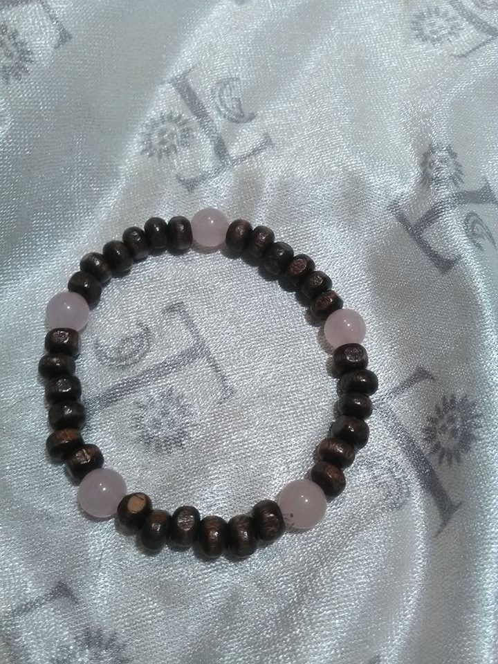 bracelet quartz rose
