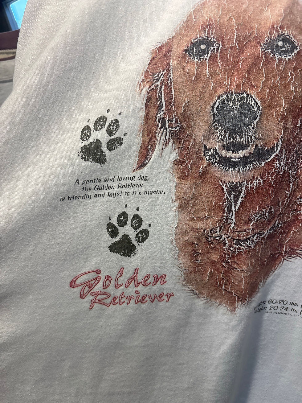 サムネイル： [XL] Dog  print T-shirts