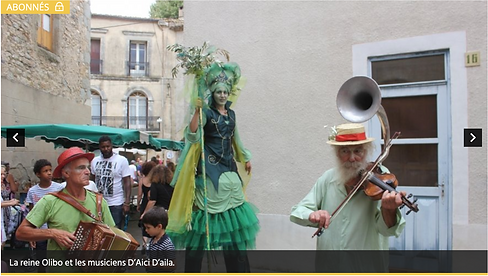 Patou au violon et Alain à l'accordeon
