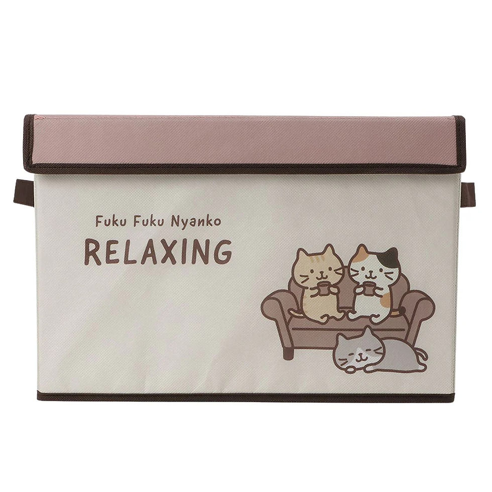 縮圖：Fuku Fuku Nyanko 收納箱(FU0761)
