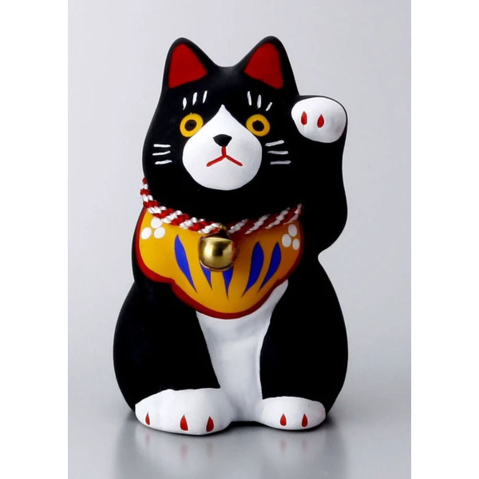 縮圖：招財貓　民芸招猫・小 （S5011）