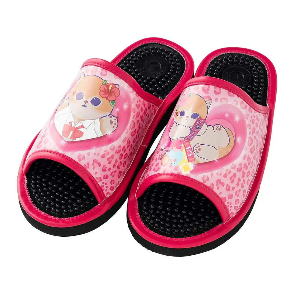 縮圖：Mofusand Girl貓健康拖鞋(約22.5〜24cm) (MF0762)