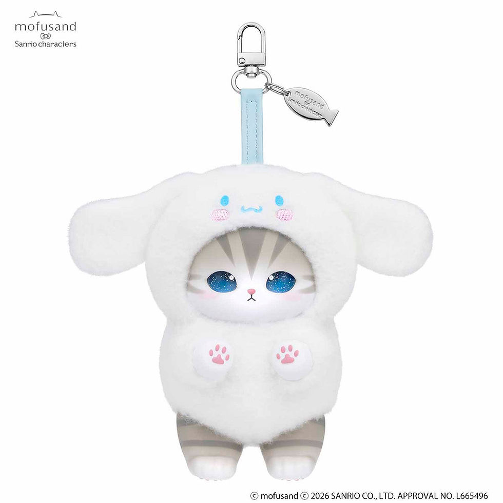 縮圖：Mofusand X Sanrio Kiramekko 公仔  (MF0796)