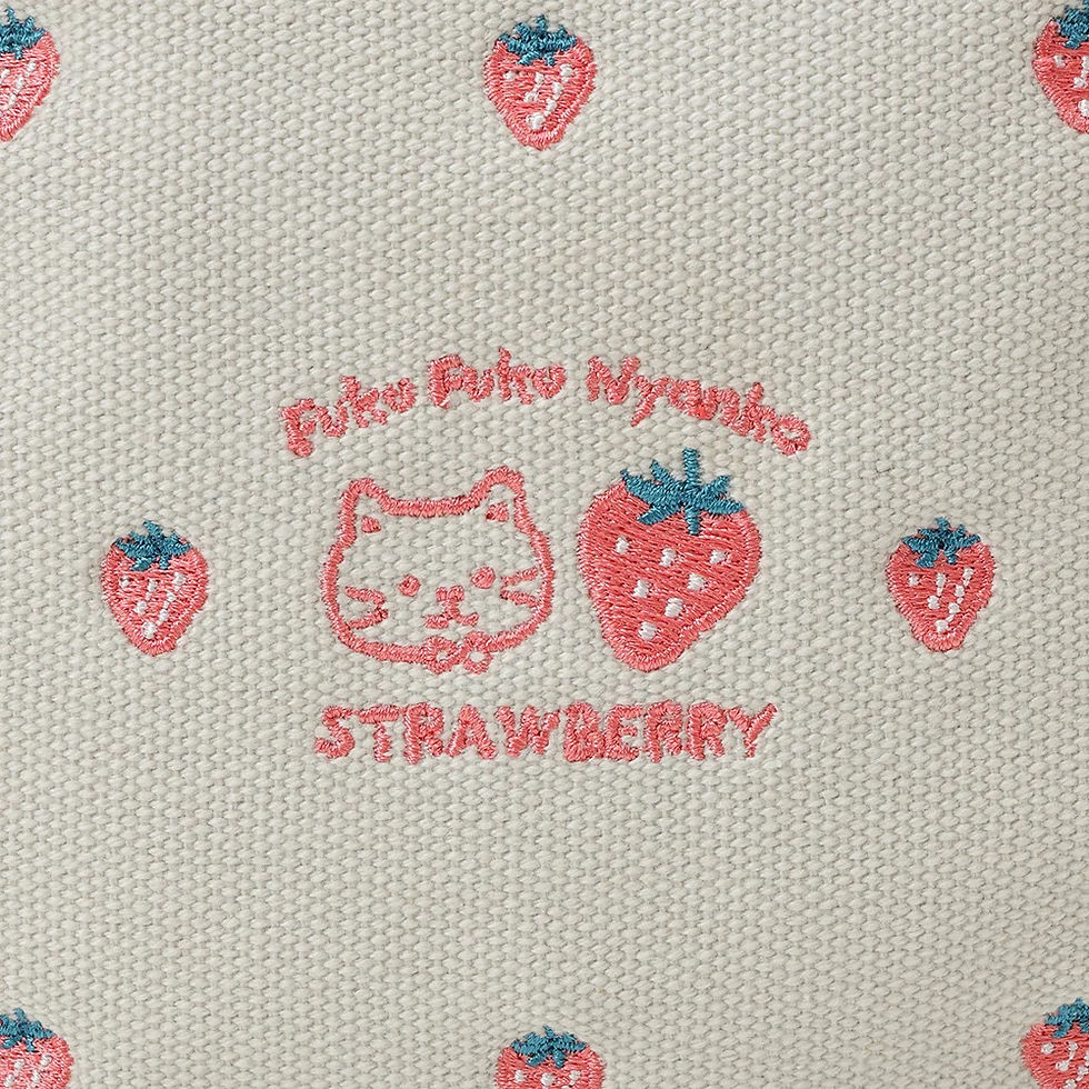 縮圖：Fuku Fuku Nyanko 士多啤梨方形袋 (FU0592)