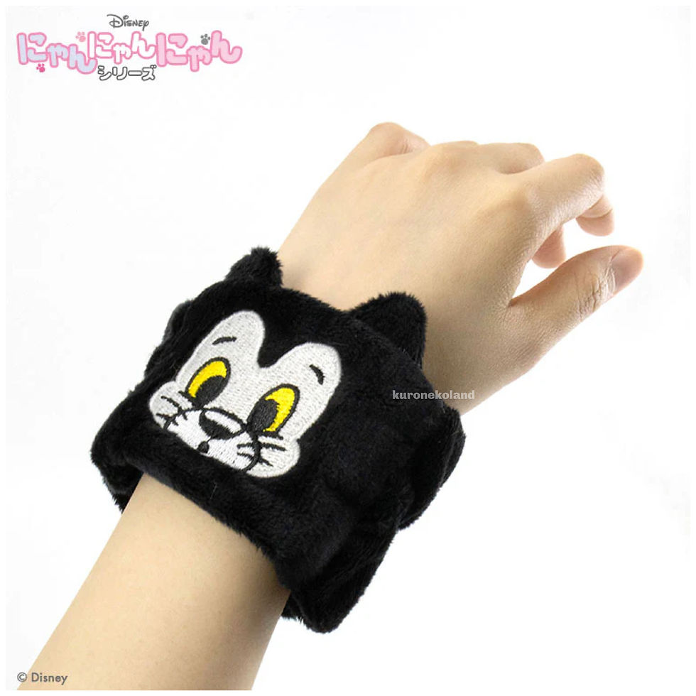 縮圖：日本迪士尼貓 Disney cats 吸水手袖橡筋 (DC0174)