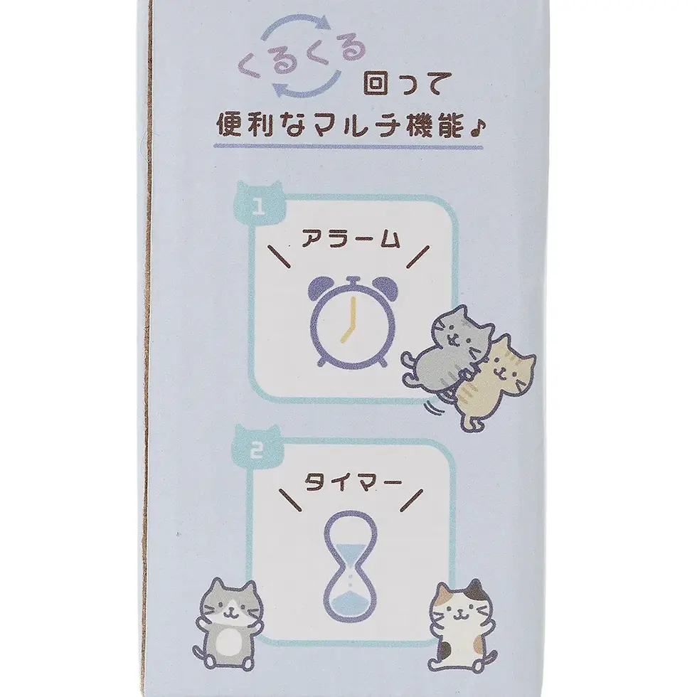 縮圖：Fuku Fuku Nyanko 數字旋轉時鐘（FU1089)