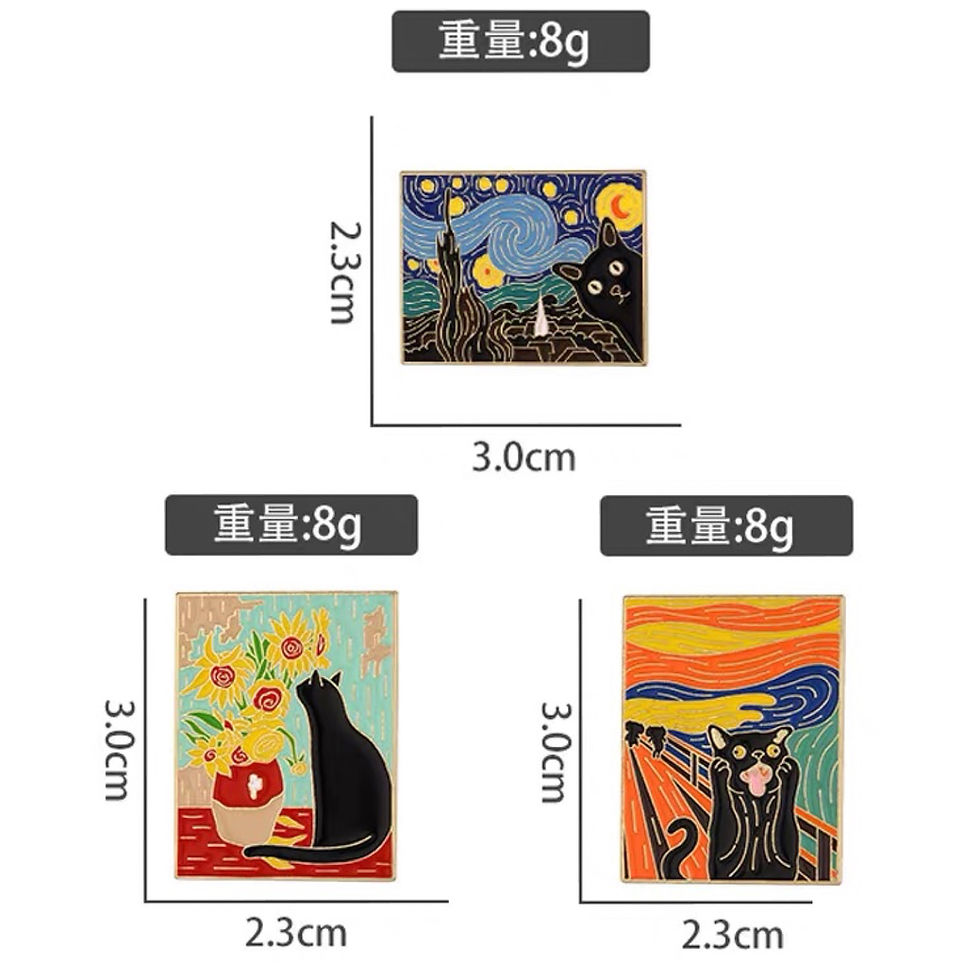 縮圖：貓名畫襟章(HP0045)
