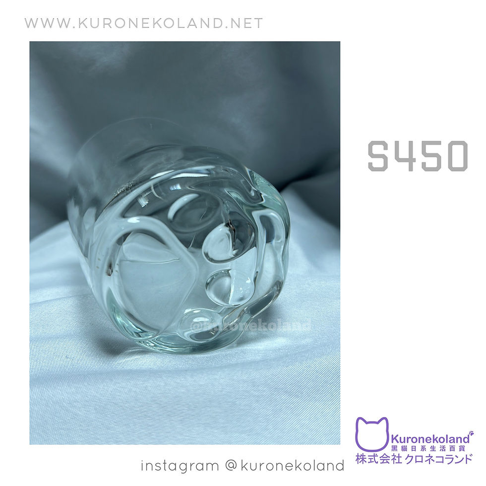 縮圖：透明貓手手杯 (S450)