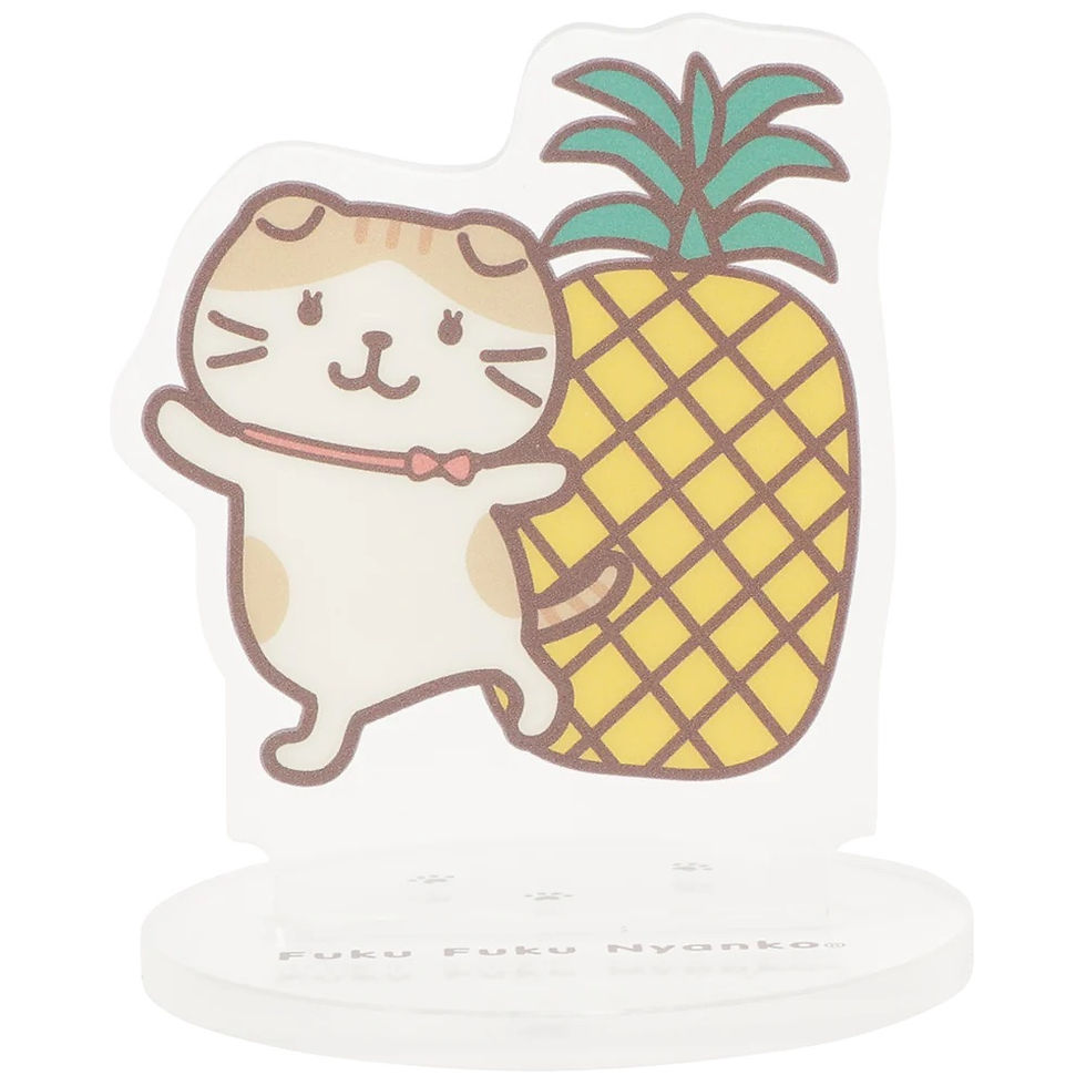 縮圖：Fuku Fuku Nyanko 復古亞克力擺設(FU0427)