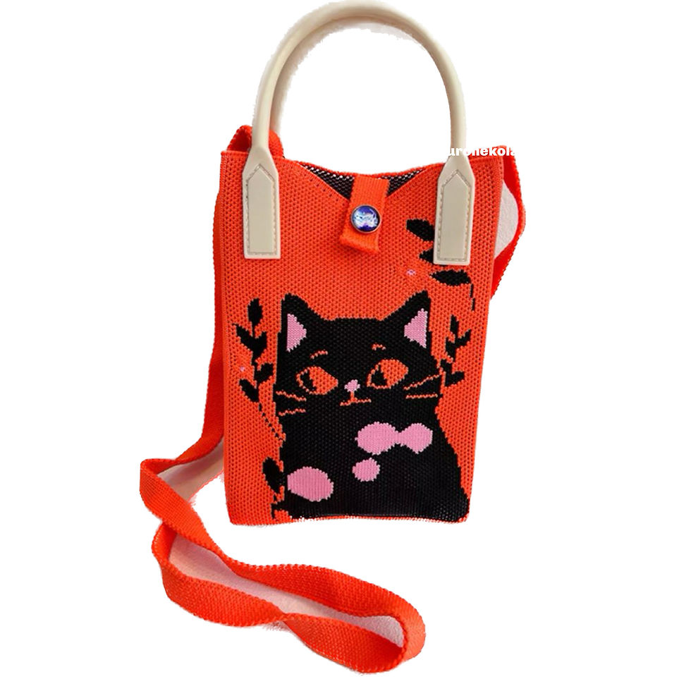 縮圖：貓貓手機針織袋 (BG165)