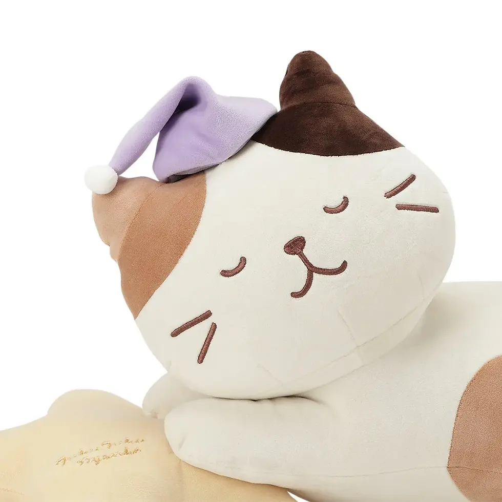 縮圖：Fuku Fuku Nyanko 晚安貓咪抱枕公仔(FU0818)
