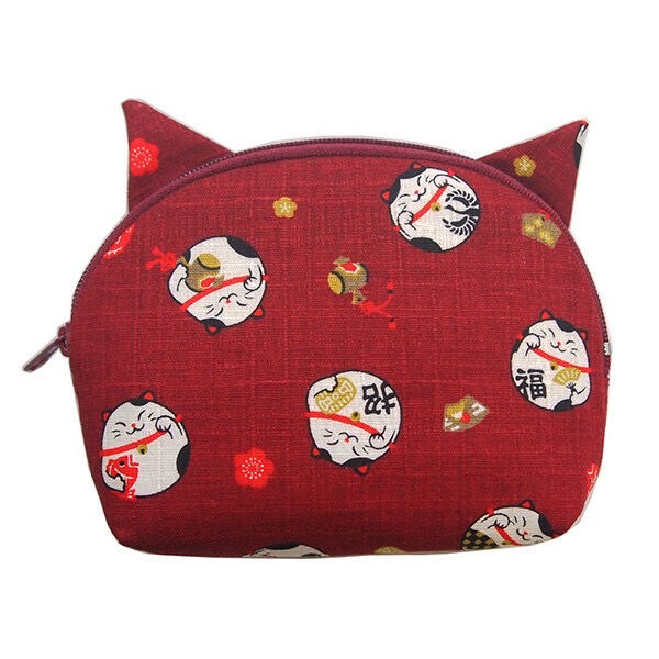 縮圖：日本製貓貓耳化妝袋（BG5001）