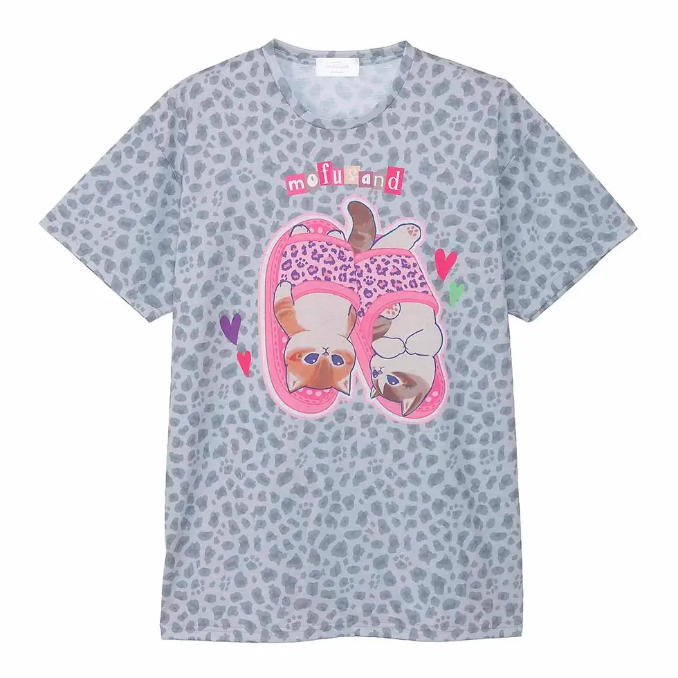 縮圖：Mofusand Girl貓Tee (MF0754)