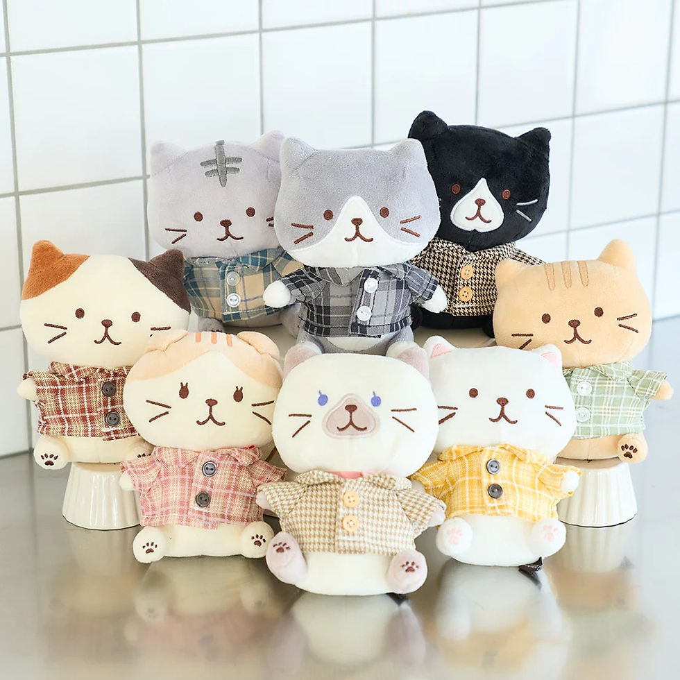 縮圖：Fuku Fuku Nyanko 格仔衫仔 (FU0576)