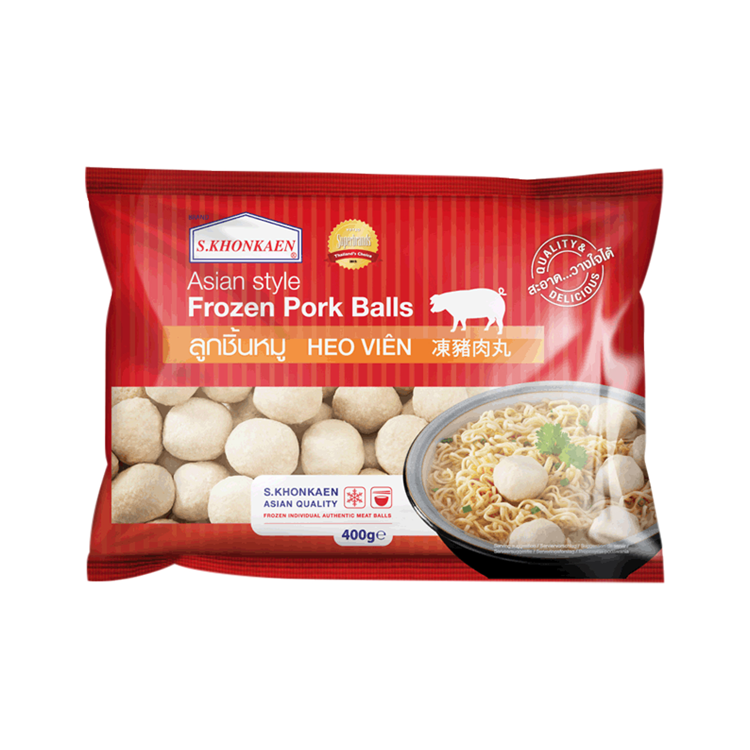 S.KHONKAEN Pork Balls 400g