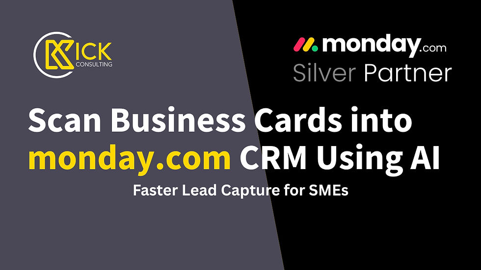 Scan Business Cards into monday.com using AI