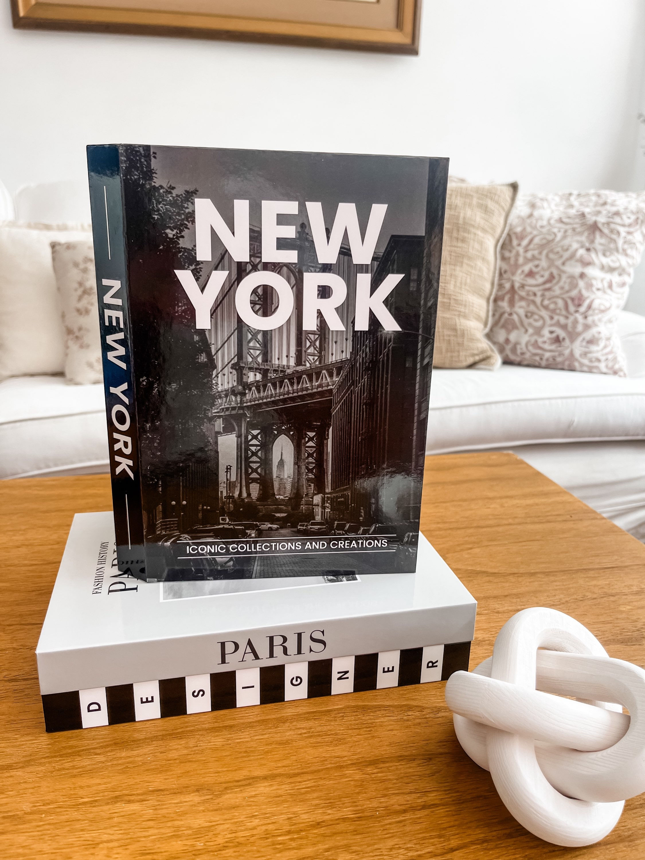 Libro decorativo New York