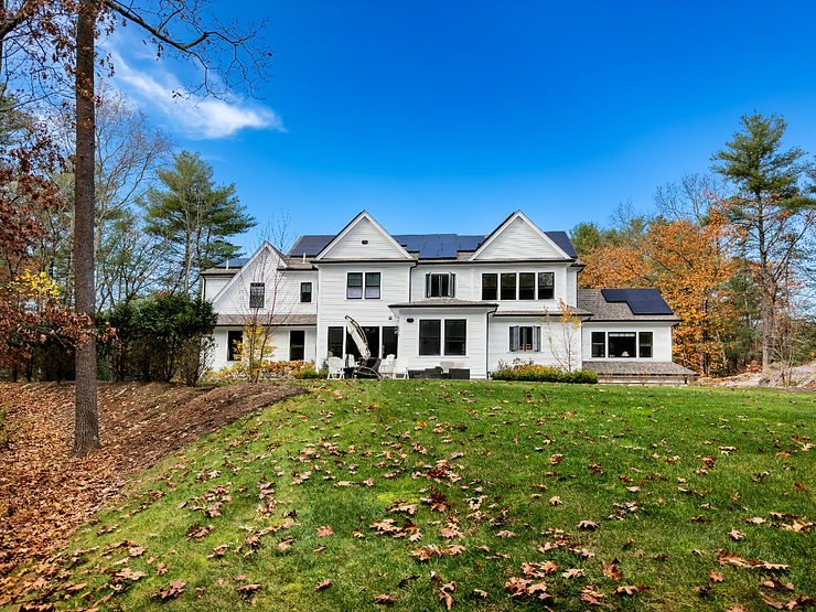 Ion Solar Pros House with Solar on Roof Connecticut Fall iSP