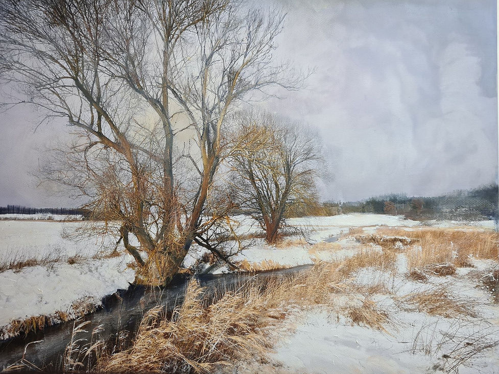Before the snow | Oil