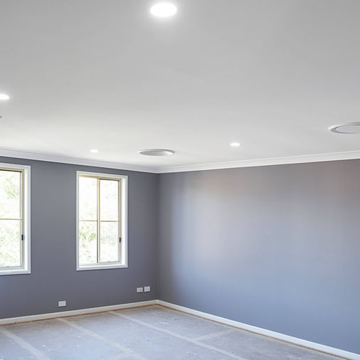 Commercial photography provided for ceiling repair company