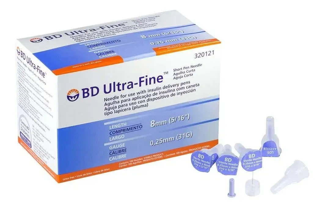 BD Ultra-Fine 5mm X 0,25 Mm 31g
