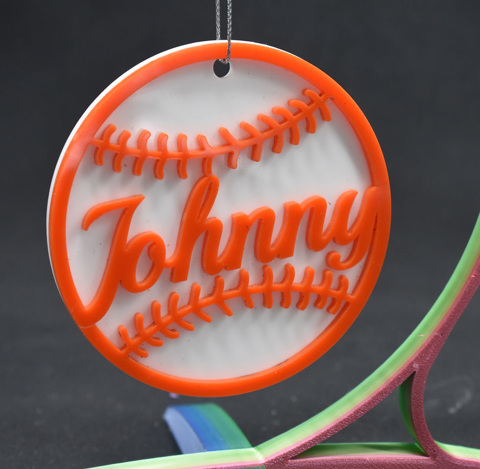 Thumbnail: Acrylic Sports Ornament