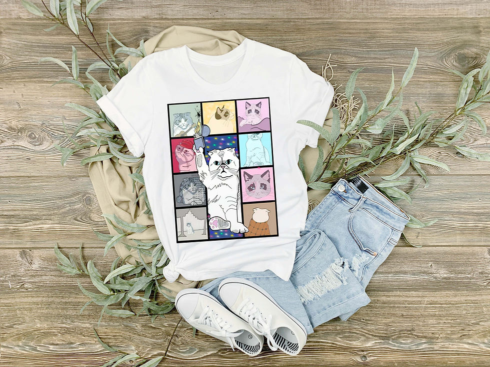 Thumbnail: Taylor Swift Cats Eras Tour Poster Shirt