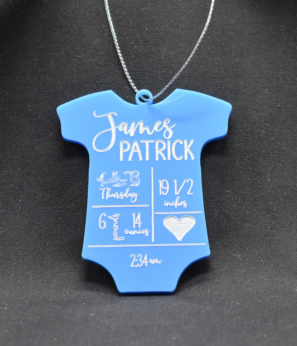 Thumbnail: Baby Bodysuit Ornament
