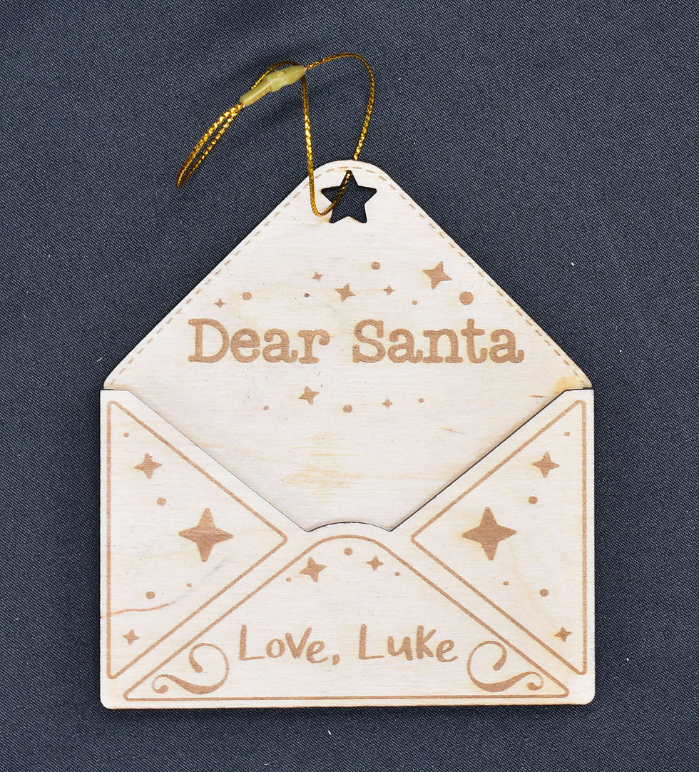 Letter to Santa Ornament