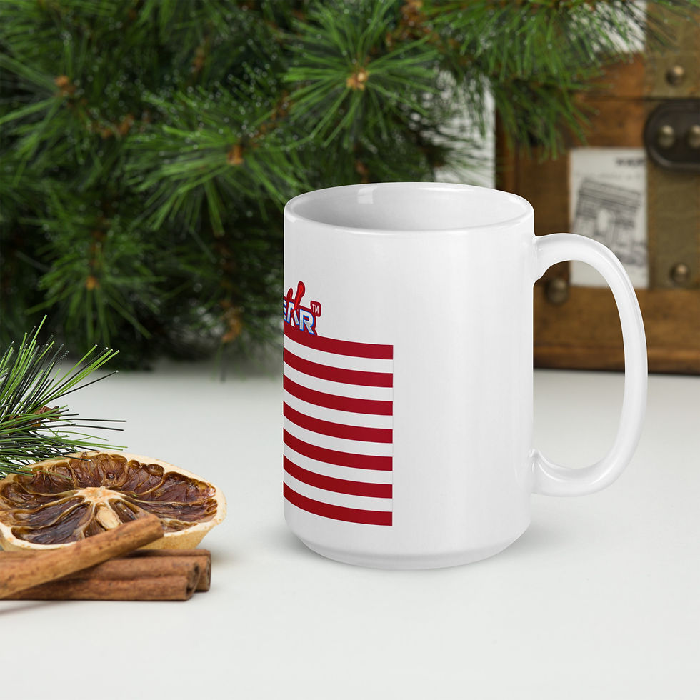 Thumbnail: Patriotic Feesh Gear White Mug