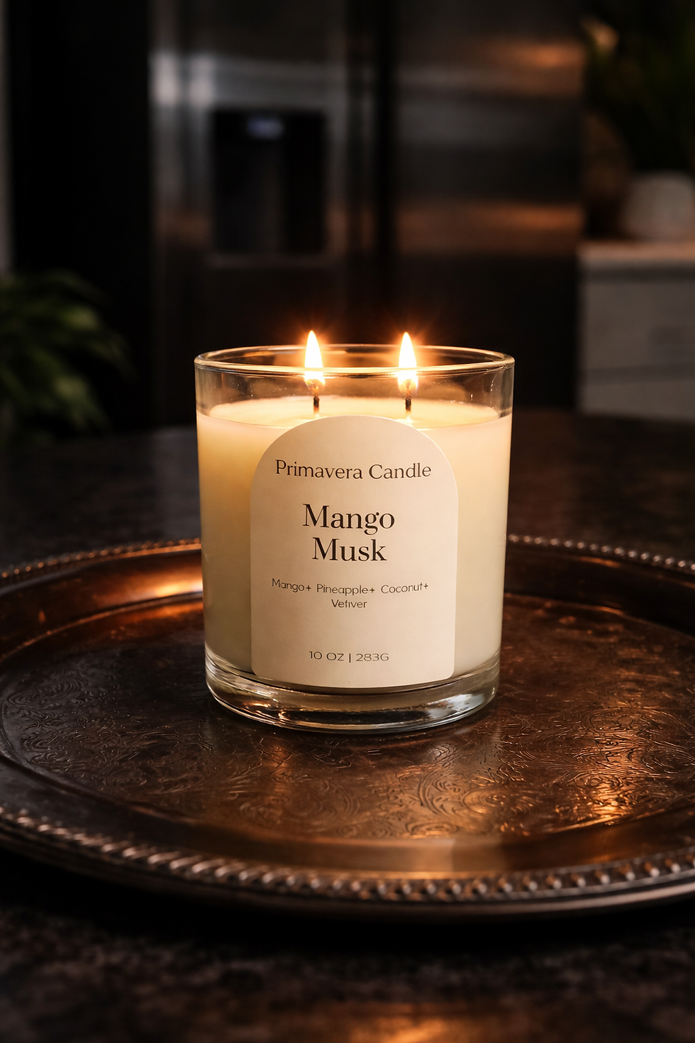 Mango musk Candle | Exotic Mango Smooth Musk Notes