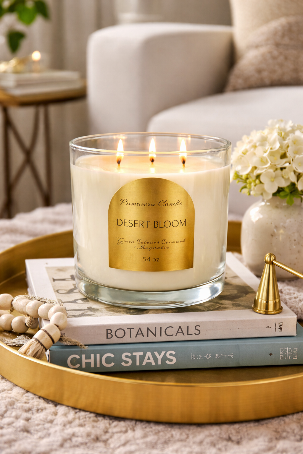 Desert 54oz Luxury Candle-Extra Large Scented Candle