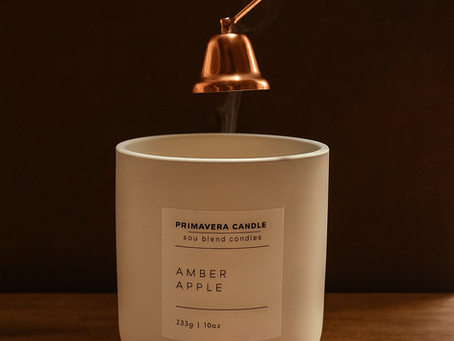 Embrace Fall with the Cozy Warmth of Amber Apple Scented Candles