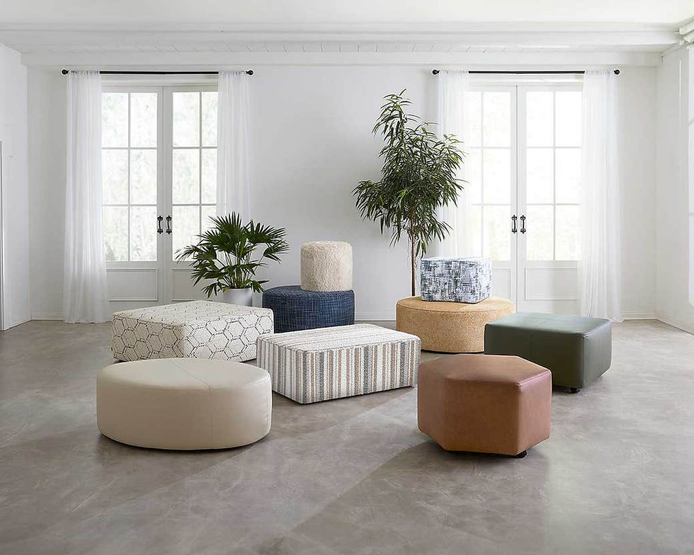 Thumbnail: Mingle Square Ottoman - Palliser