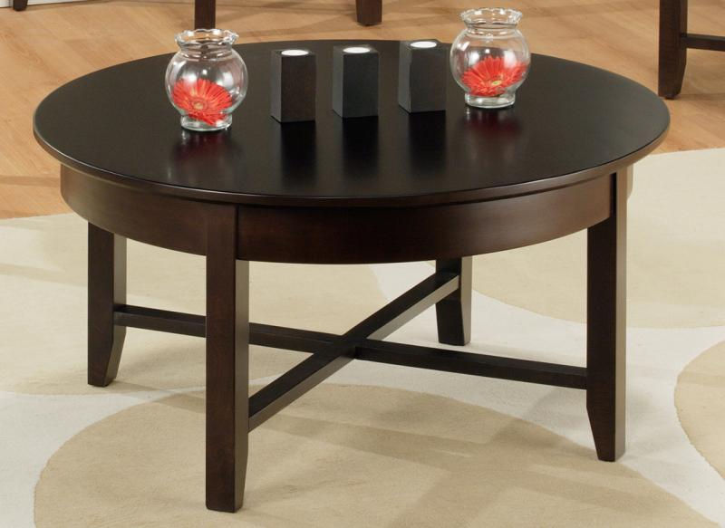 Demilune Round Coffee Table - Handstone