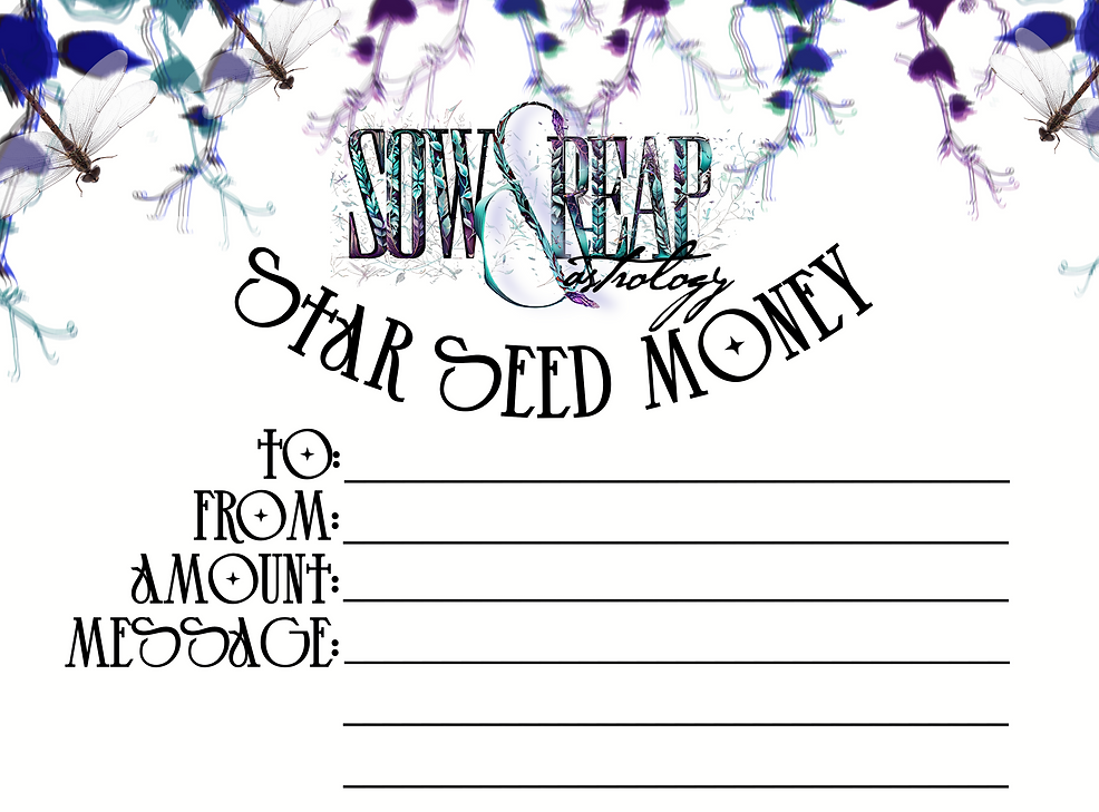 sow reap astrology gift card
