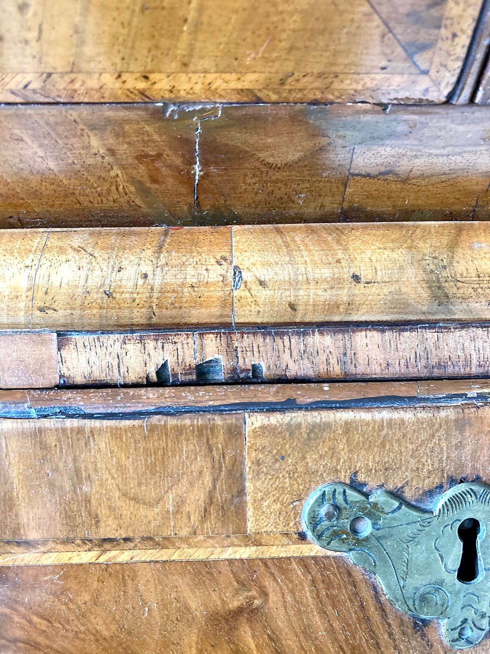 Thumbnail: C17 Queen Anne walnut bureau