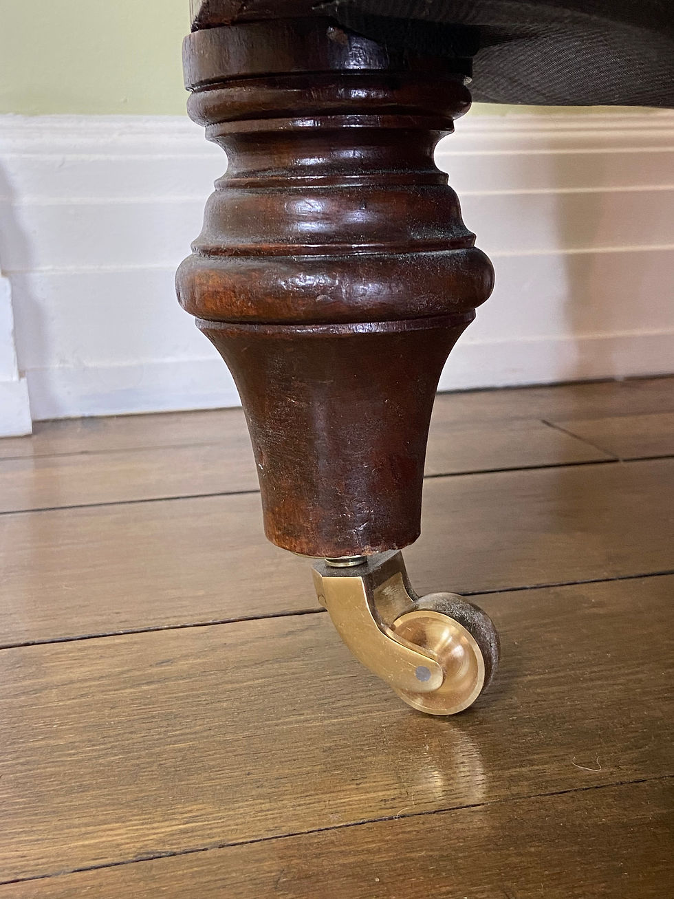 Thumbnail: PAIR OF BUTTON BACK ARMCHAIRS