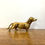 Thumbnail: Antique brass Dachshund